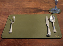 Load image into Gallery viewer, LEATHER TABLE MAT