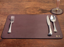 Load image into Gallery viewer, LEATHER TABLE MAT